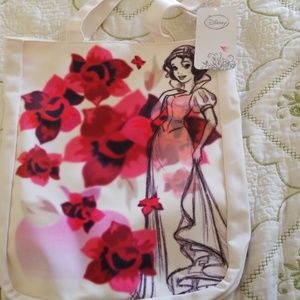 Snow white tote bag
